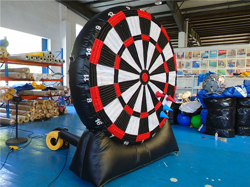 Inflatable hand dart game by BounceParkSG