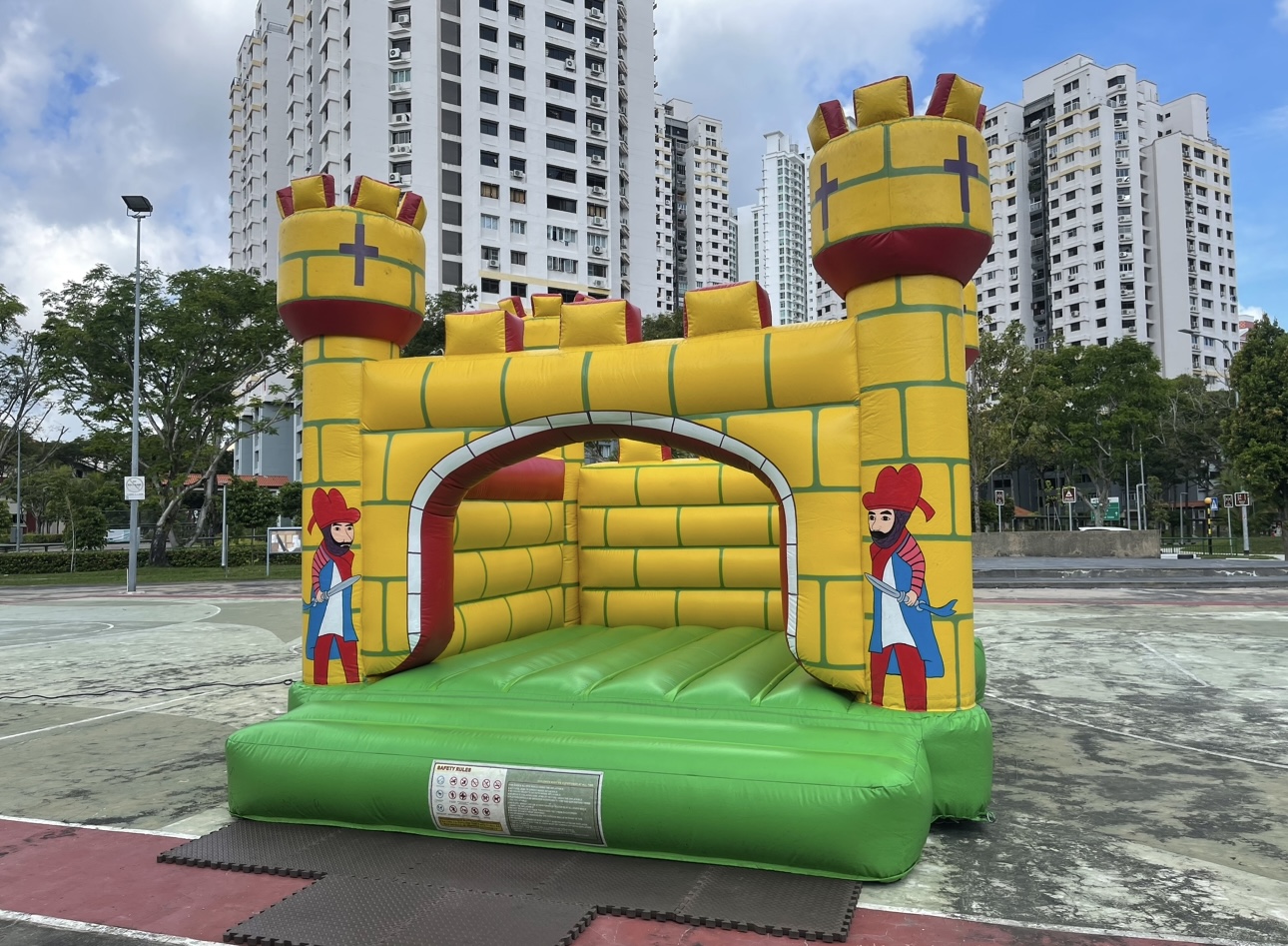 Bouncy castle available for equipment-only rental from BounceParkSG