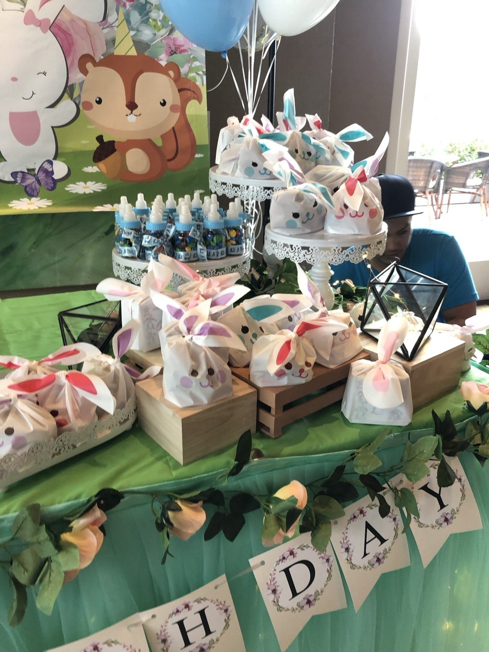 Animal themed carnival game booth
